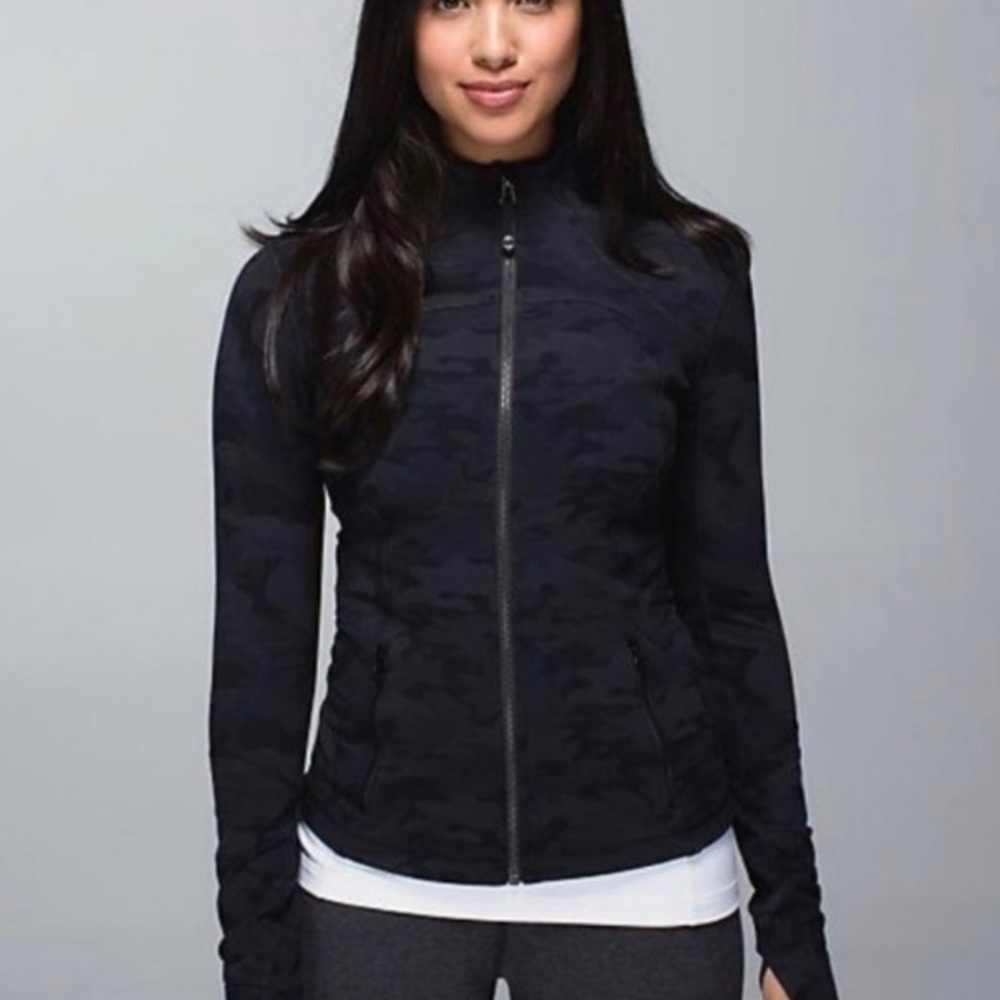 Lululemon Define Jacket Camouflage RARE Black